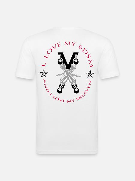 Slave - Men's Slim Fit T-Shirt - white