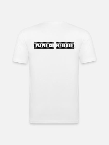 Assistant_Director - Men's Slim Fit T-Shirt - white