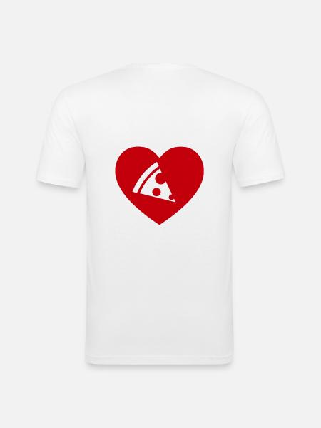 A683B1E4 9490 454C A0ED F877E1D3D390 - Männer Slim Fit T-Shirt - Weiß