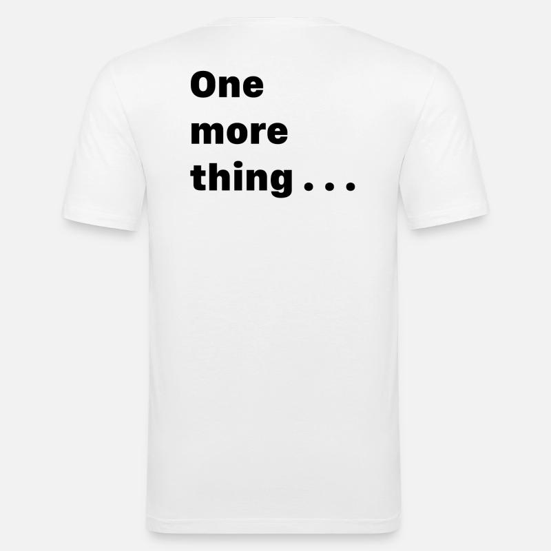 Abstract Geometry Pattern on Canvas - Men's Slim Fit T-Shirt - white