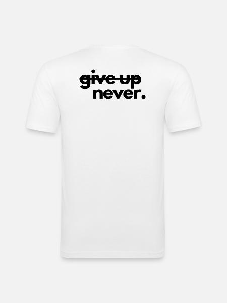 Design Entwurf, Motivation - Männer Slim Fit T-Shirt - Weiß
