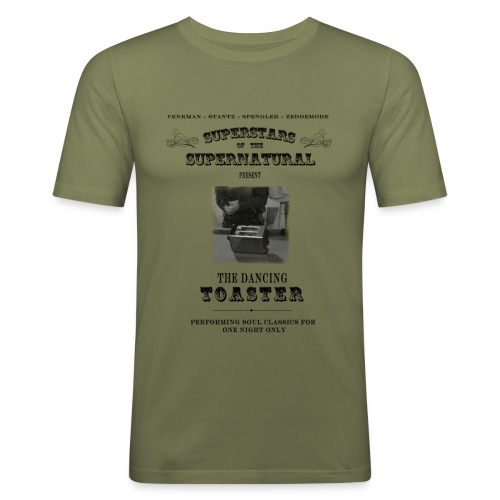 dancing toaster4 - Men's Slim Fit T-Shirt