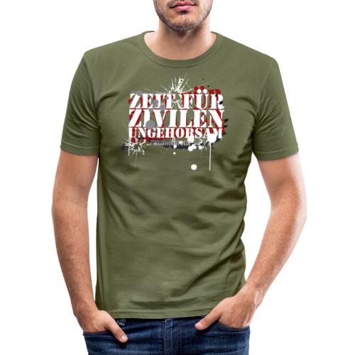 Ziviler ungehorsam - Männer Slim Fit T-Shirt