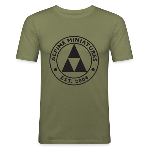 alp circle - Men's Slim Fit T-Shirt