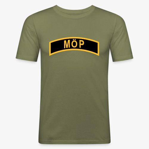 Militärt Överintresserad Person - MÖP-Båge - Slim Fit T-shirt herr