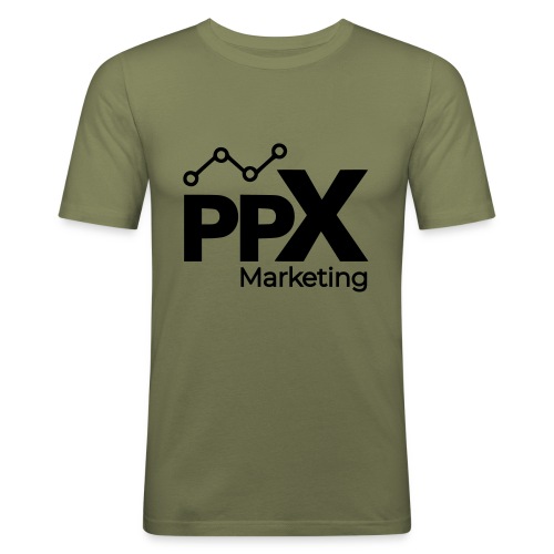 PPX Marketing Merch - Männer Slim Fit T-Shirt