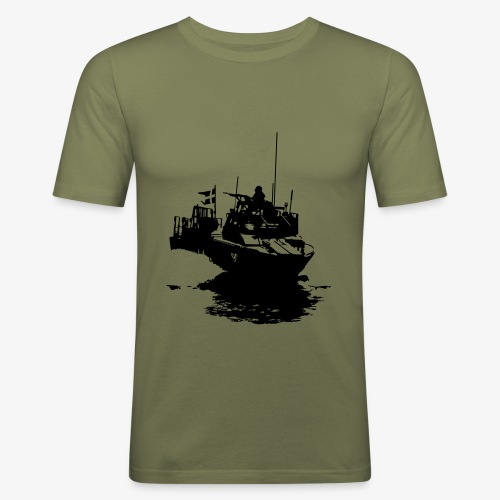 Combat Boat 90 - Stridsbåt 90 - Slim Fit T-shirt herr