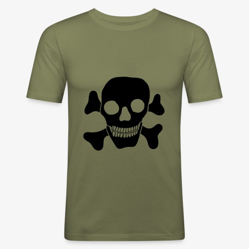 Skull and Bones - Slim Fit T-shirt herr