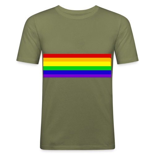 Rainbow - Männer Slim Fit T-Shirt
