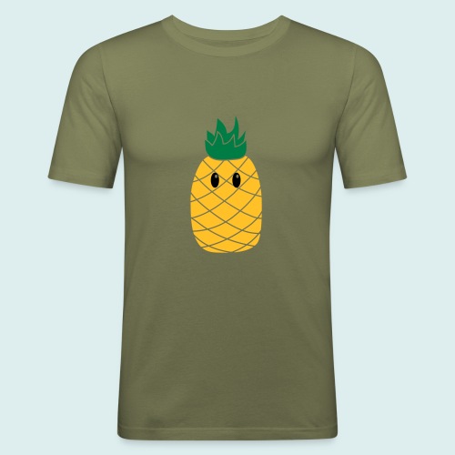 ananas - Mannen slim fit T-shirt