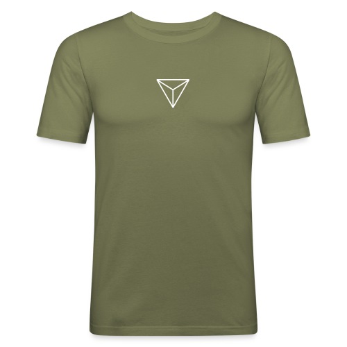 DragonsDex logo - Mannen slim fit T-shirt