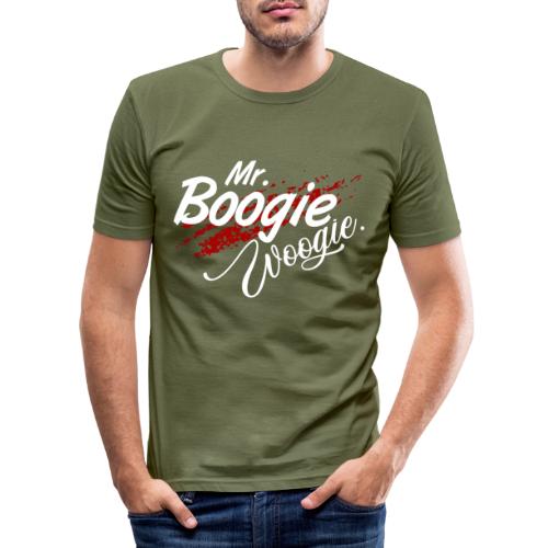 Mr. Boogie Woogie - Männer Slim Fit T-Shirt