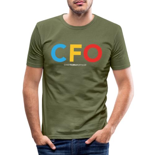 CFO Collection by made4families (rot/weiss) - Männer Slim Fit T-Shirt