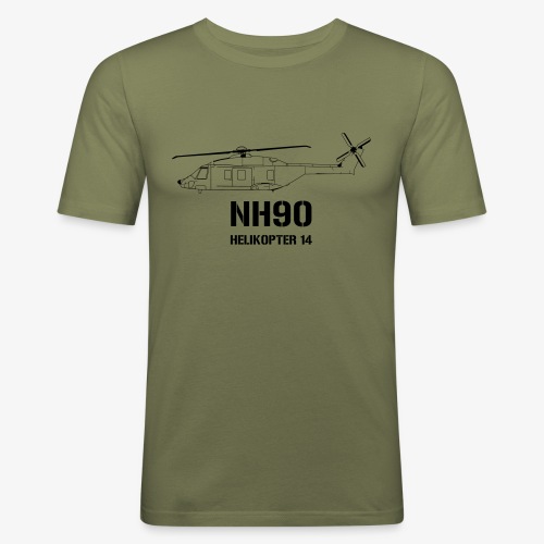 Helikopter 14 - NH 90 - Slim Fit T-shirt herr