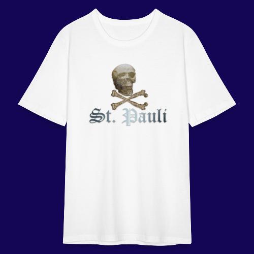 St. Pauli (Hamburg) Piraten Symbol mit Schädel - Männer Slim Fit T-Shirt