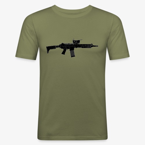 Automatkarbin 5C (Ak5C) - Swedish Assault Rifle - Slim Fit T-shirt herr