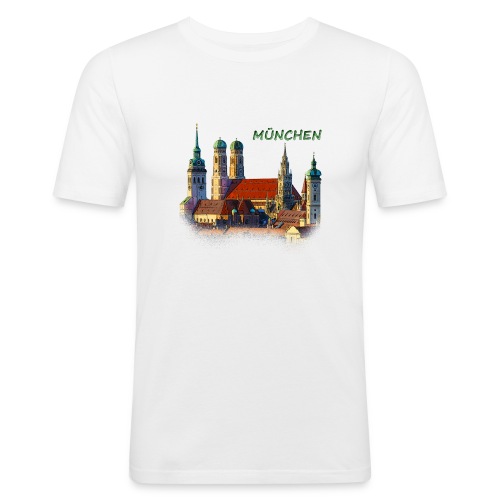 München Frauenkirche - Männer Slim Fit T-Shirt