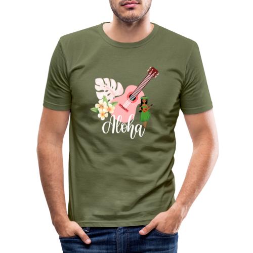 Aloha - Männer Slim Fit T-Shirt