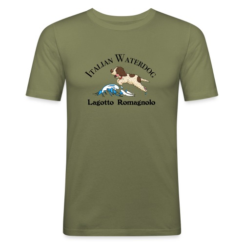 Waterdog1 1 - Männer Slim Fit T-Shirt