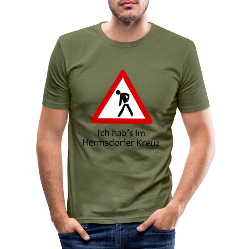 Hermsdorfer Kreuz - Männer Slim Fit T-Shirt