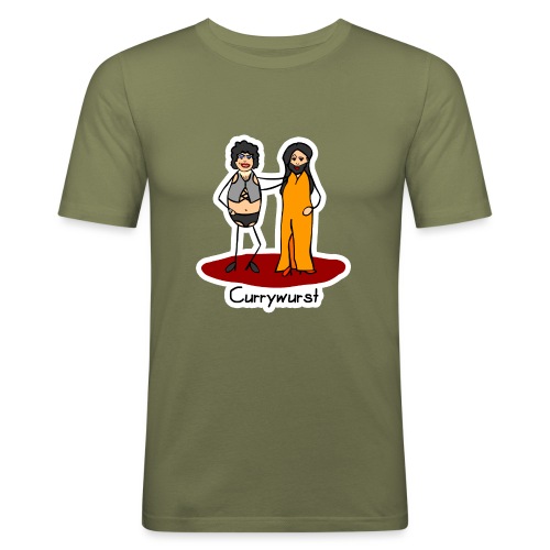 Currywurst - Männer Slim Fit T-Shirt