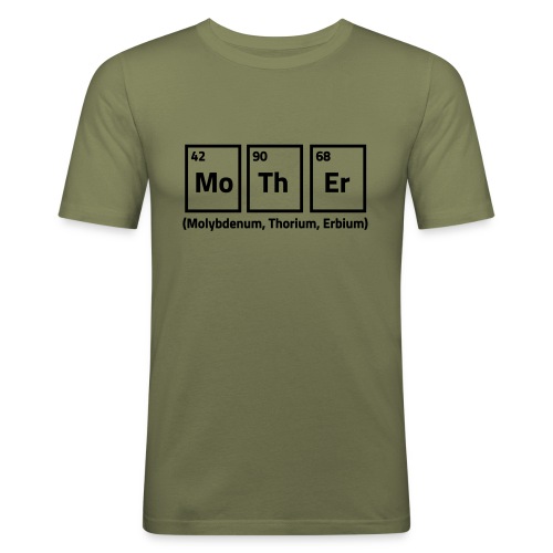 mother's elements - Miesten tyköistuva t-paita