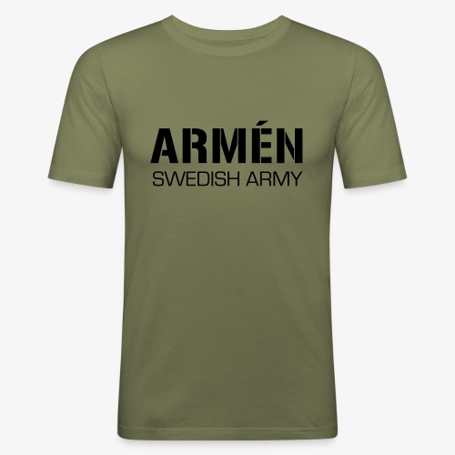 ARMÉN -Swedish Army - Slim Fit T-shirt herr
