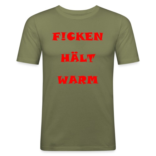 Energiesparwinter - Männer Slim Fit T-Shirt