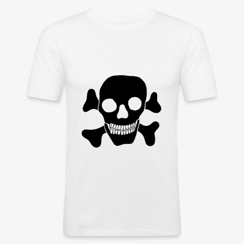 Skull and Bones - Slim Fit T-shirt herr