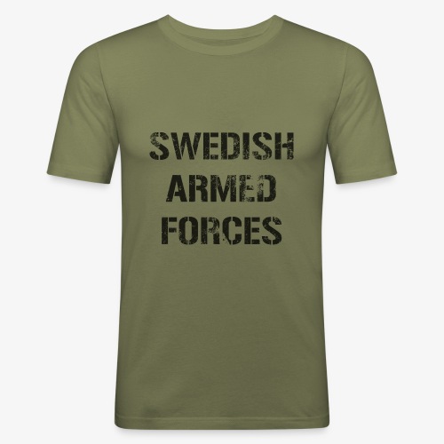SWEDISH ARMED FORCES - Sliten - Slim Fit T-shirt herr