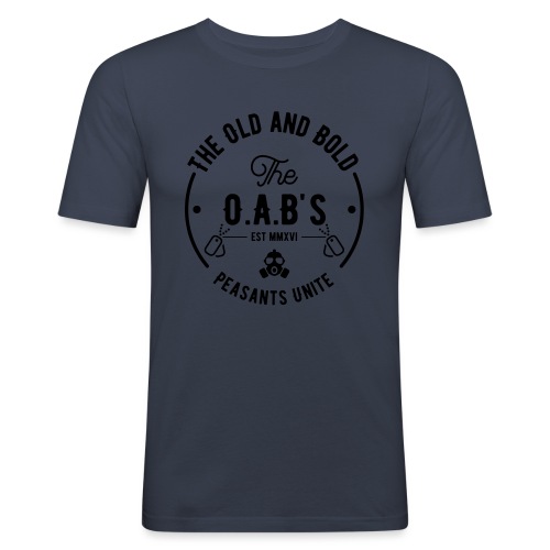 OAB unite black - Men's Slim Fit T-Shirt