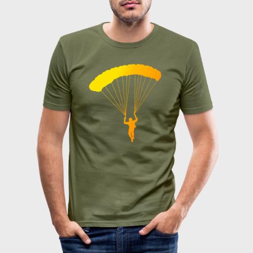 Colorfull Skydiver - Männer Slim Fit T-Shirt