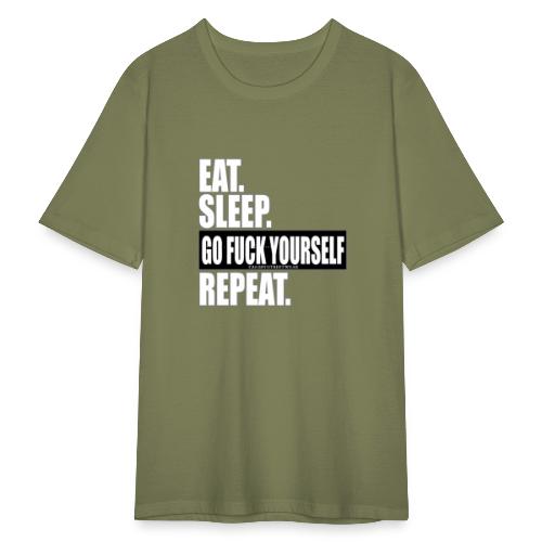 eat sleep ... repeat - Männer Slim Fit T-Shirt