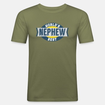 World's Best Nephew - Slim Fit T-shirt for men