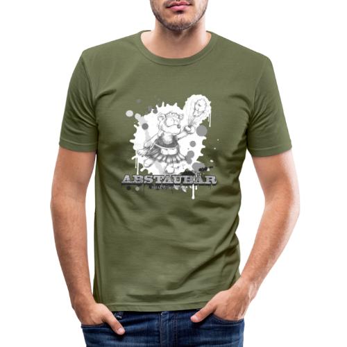 Abstaubär - Männer Slim Fit T-Shirt