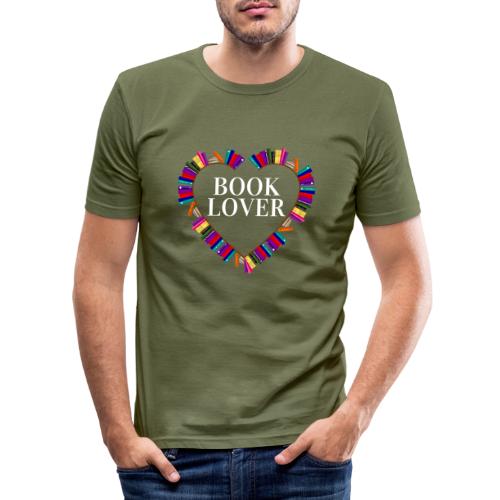 Book Lover - Männer Slim Fit T-Shirt