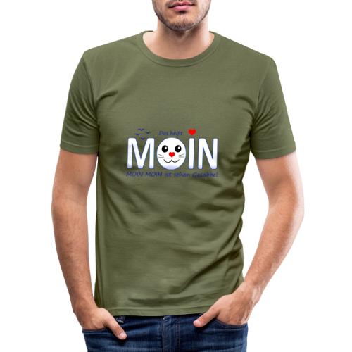Moin Moin - Männer Slim Fit T-Shirt