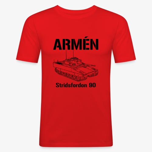 Armén Stridsfordon 9040 - Slim Fit T-shirt herr
