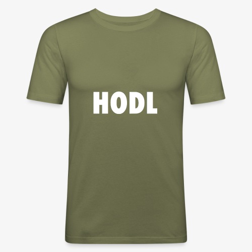 HODL till the baby is grown up! - Mannen slim fit T-shirt