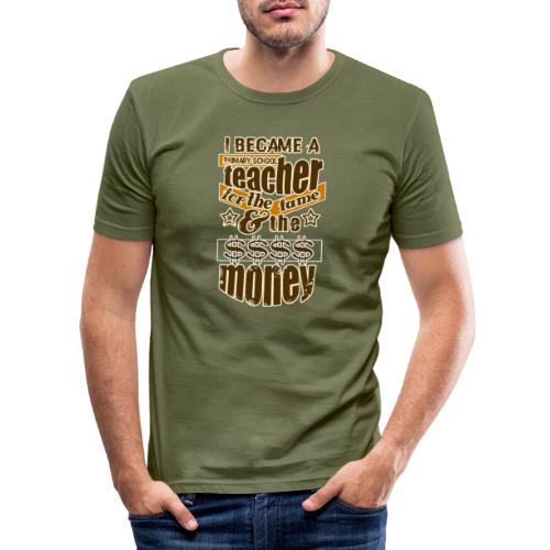 Primary school teacher t-shirt, teacher t shirt - Camiseta ajustada hombre