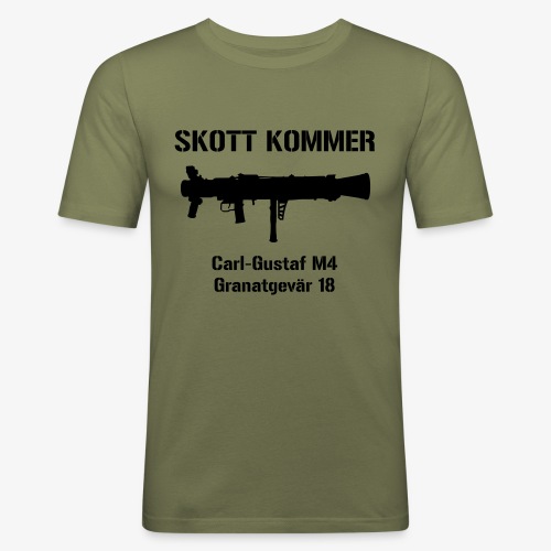 SKOTT KOMMER - KLART BAKÅT - SWE Flag - Slim Fit T-shirt herr