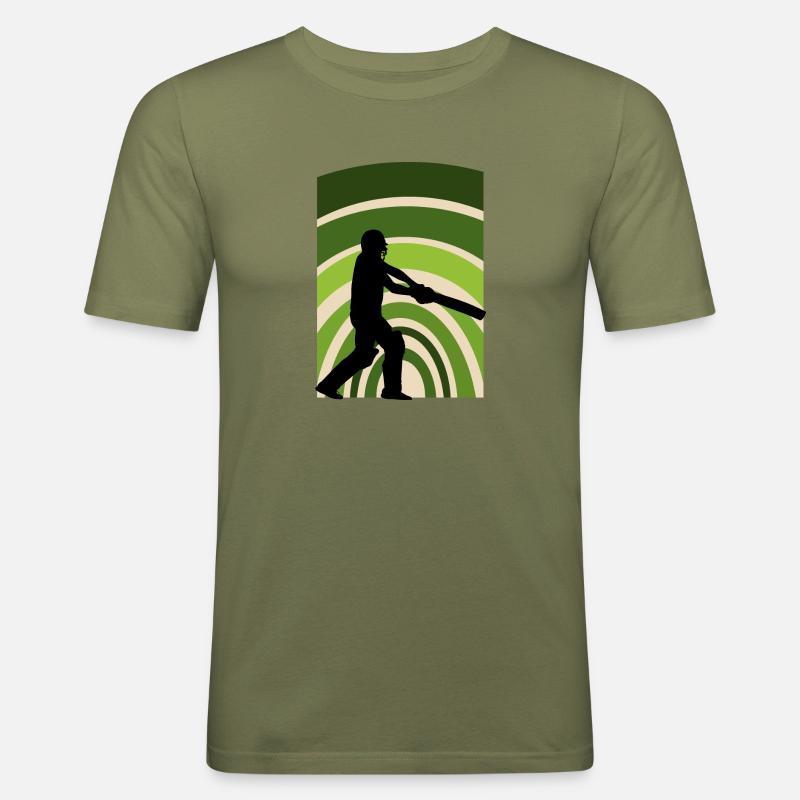 Pitcher Pitcher - Männer Slim Fit T-Shirt - Khaki Grün