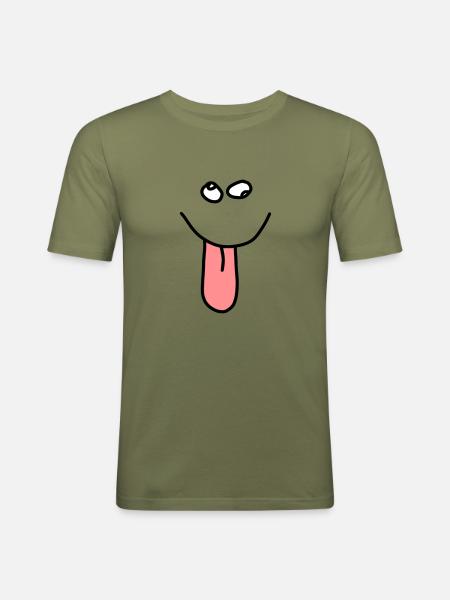 Naughty Jack - Men's Slim Fit T-Shirt - khaki green