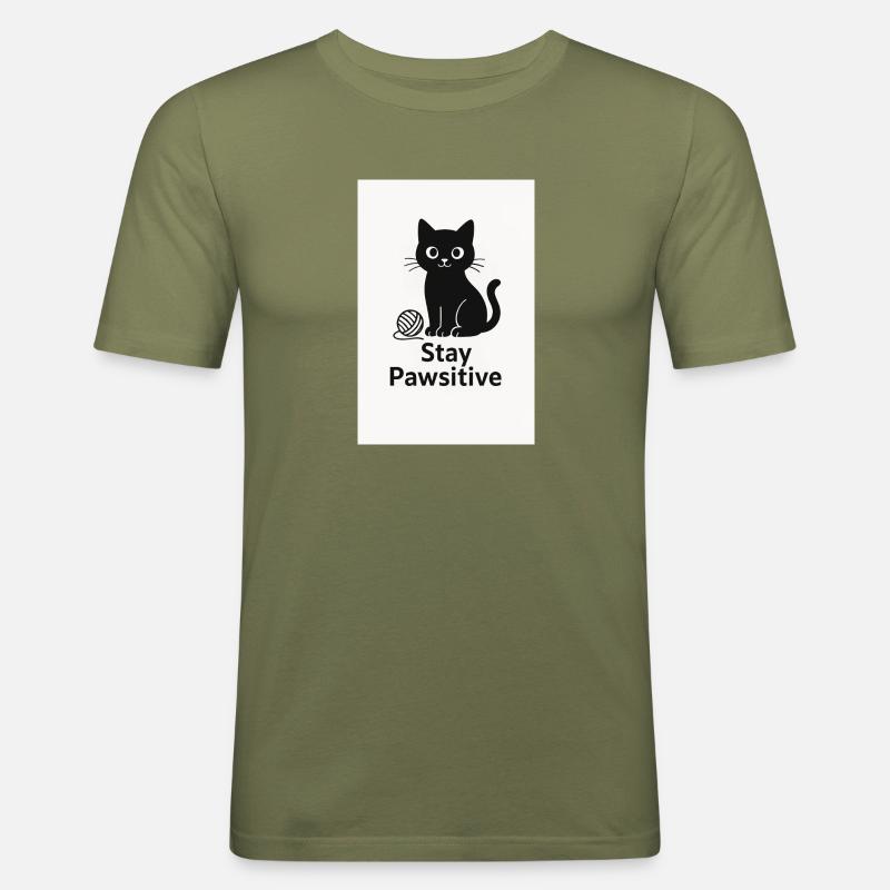 CA7DEE3A 63E7 448E AB0C 3CFDCFB66845 - Männer Slim Fit T-Shirt - Khaki Grün