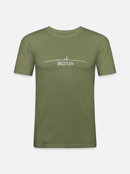 Chunks - Men's Slim Fit T-Shirt - khaki green