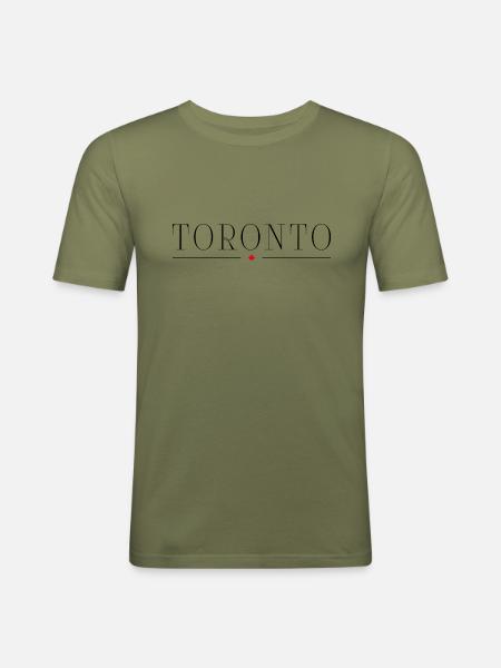 I love Toronto - Men's Slim Fit T-Shirt - khaki green