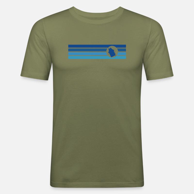 Backen Bäcker Bäcker - Männer Slim Fit T-Shirt - Khaki Grün