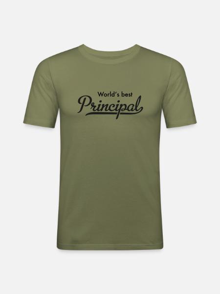 Principal - Men's Slim Fit T-Shirt - khaki green