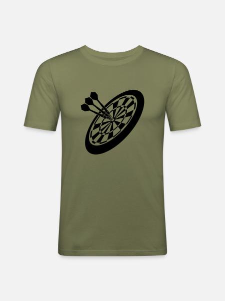 Dart Sport - Men's Slim Fit T-Shirt - khaki green