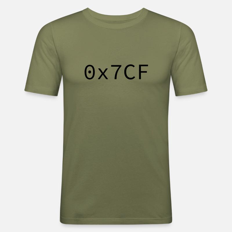 1999 Hexadezimal - Männer Slim Fit T-Shirt - Khaki Grün